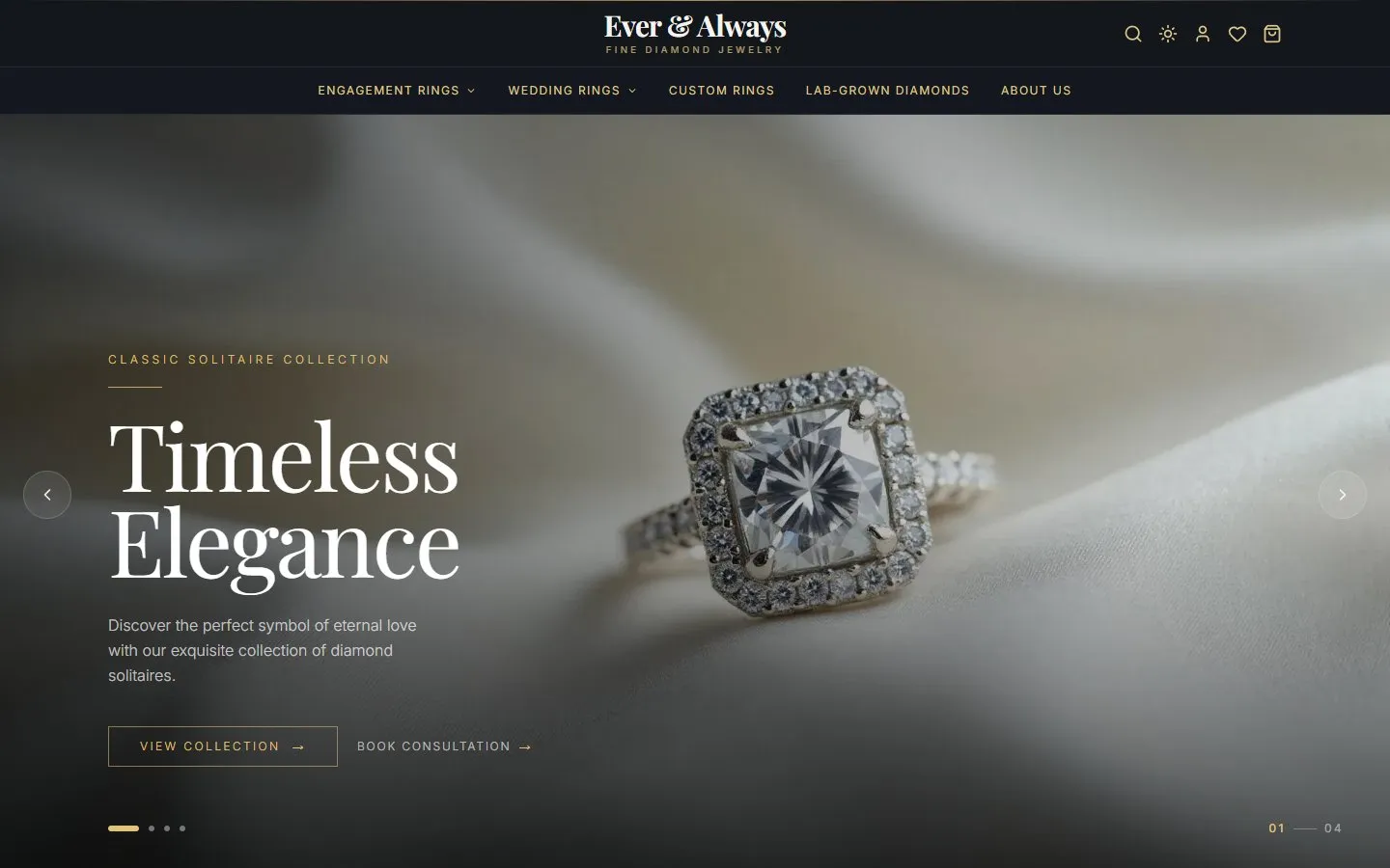 Ever and Always home page