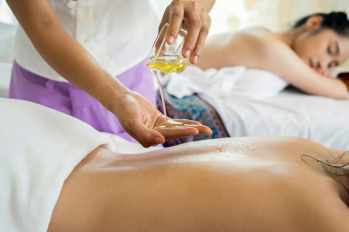 A massage room